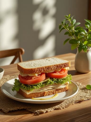 スカンジナビア風の木製テーブルと自然光 - 무료 다운로드 가능한 インテリアデコール