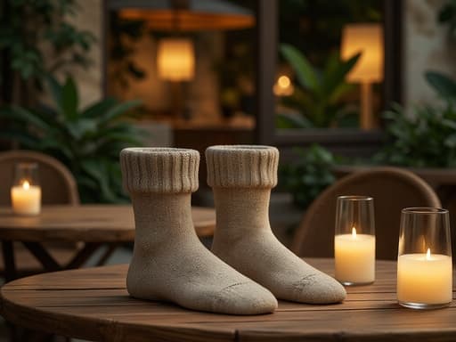 テラスの夕方の照明 - 무료 다운로드 가능한 レストラン