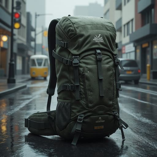 雨の中の街の通り - 무료 다운로드 가능한 都市