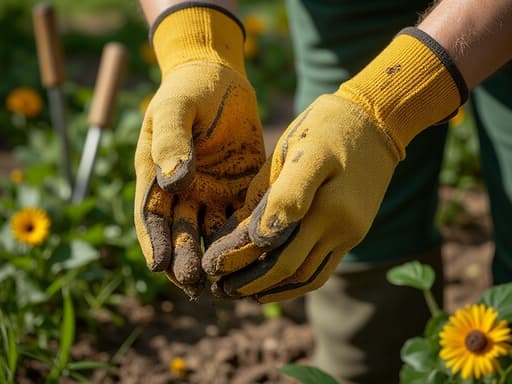 정원 도구와 햇살 - 무료 다운로드 가능한 정원
