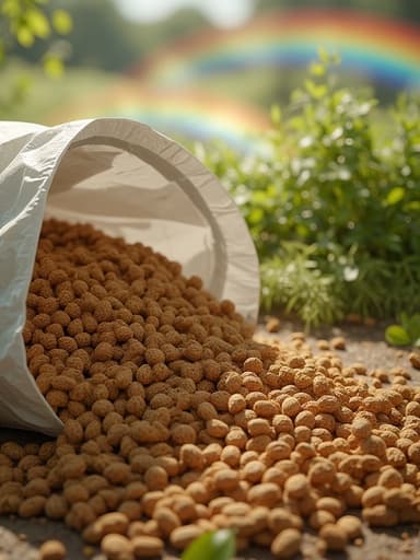 땅콩, 음식, 간식, 식료품, 자연스럽고 평온한, 흐릿한 배경의 하늘에 무지개, 야외 설정, 분위기 있는 깊이.