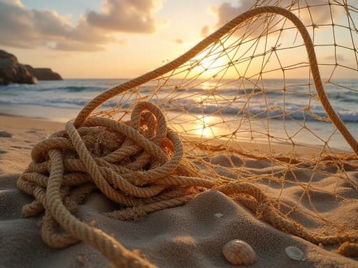 Warm Glow of Beach Sunset with Waves - 무료 다운로드 가능한 Beach