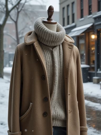 雪の降る通り - 무료 다운로드 가능한 冬の風景