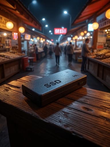 ナイトマーケットの風景 - 무료 다운로드 가능한 市場