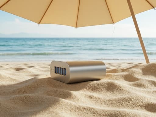 여름 해변 파라솔 아래 - 무료 다운로드 가능한 해변