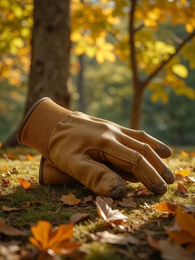 Park Ground with Scattered Fall Leaves - 무료 다운로드 가능한 Nature