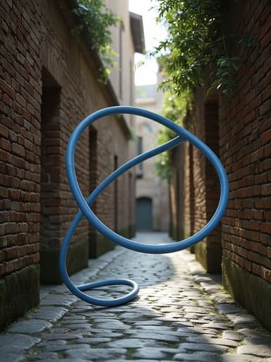 石畳の路地と古いレンガの壁 - 무료 다운로드 가능한 都市の通り