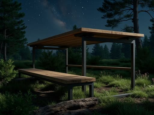 星明かりの森の夜空 - 무료 다운로드 가능한 自然の風景