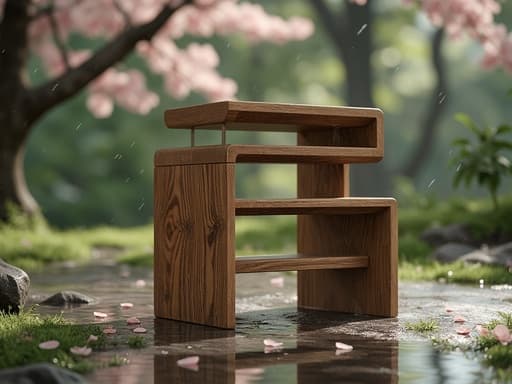 Outdoor Path in Spring Rain - 무료 다운로드 가능한 Natural Environment