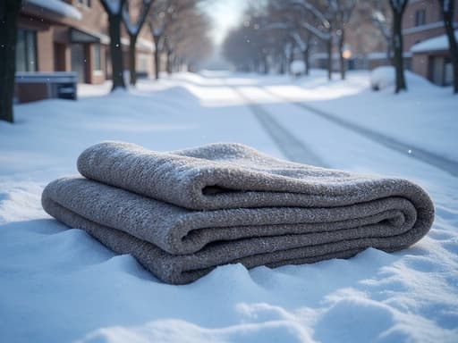 雪に覆われた都市の通り - 무료 다운로드 가능한 屋外都市