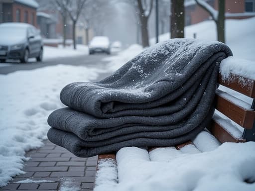 雪に覆われた通り - 무료 다운로드 가능한 都市の通り