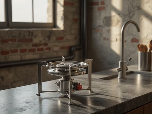Industrial-style loft apartment kitchen - 무료 다운로드 가능한 Kitchen