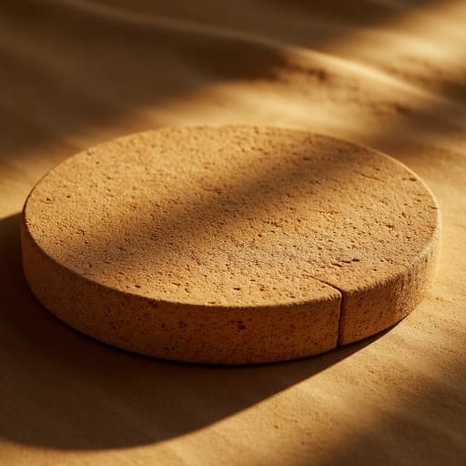 냄비받침, 일몰의 황금빛, 따뜻하고 고요한