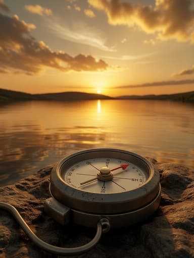 Golden sunset lake - 무료 다운로드 가능한 Natural landscape