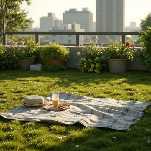 rooftop garden - 무료 다운로드 가능한 urban nature