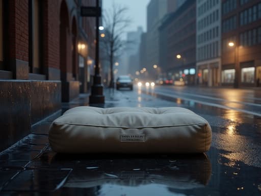 도심의 비 내리는 거리 - 무료 다운로드 가능한 도시 풍경