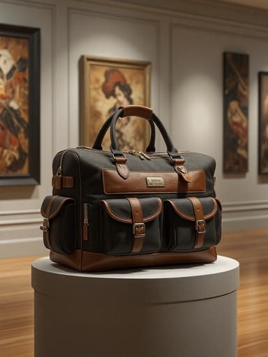 공구가방, 아트 갤러리 받침대, 부드러운 주변 조명