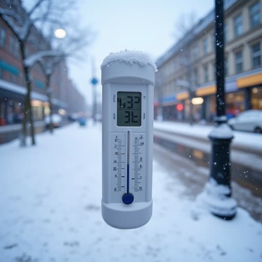 雪に覆われた通り - 무료 다운로드 가능한 都市の通り