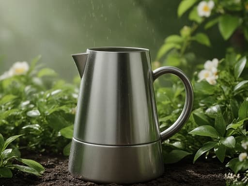 물뿌리개, 봄의 신록, 자연스러움, 상쾌함