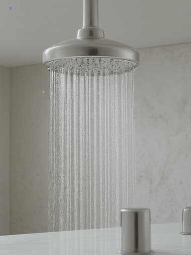 샤워기 필터, 욕실, 위생, 고급 호텔 로비, 대리석 벽, 우아하고 세련된