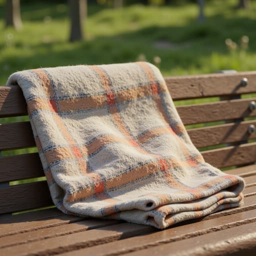 피크닉 담요, 야외 레저, 도시, 도시 공원, 도시의 공원 벤치, 도시 공원 녹지, 따뜻하고 매력적임