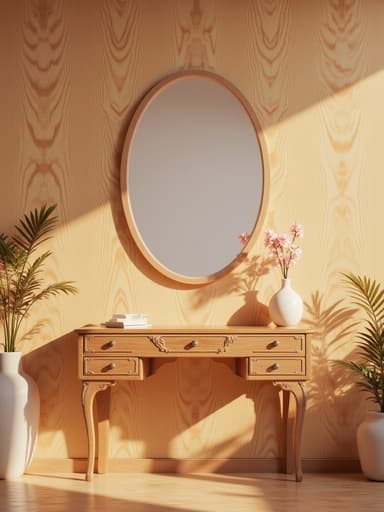 Wooden Vanity Table - 무료 다운로드 가능한 Furniture