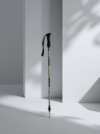 등산 지팡이, 기하학적 패턴, 모험적인