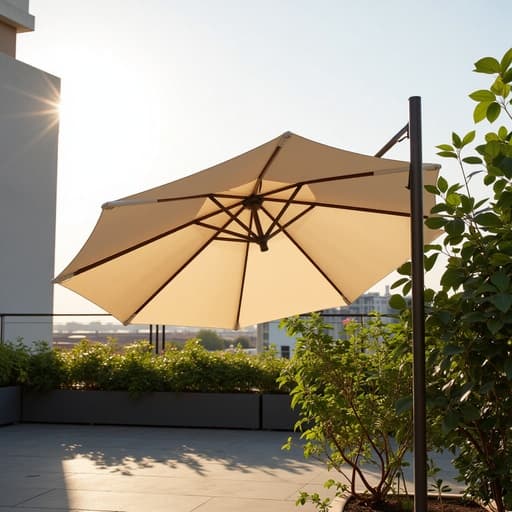 해변 파라솔, 야외 레저, 옥상 정원