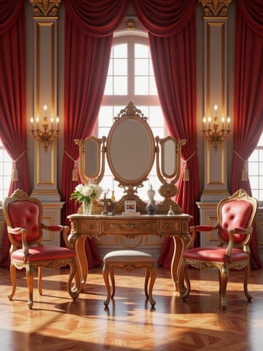 화장대, 가구, 클래식 오케스트라 홀, 우아함, 고급스러움
