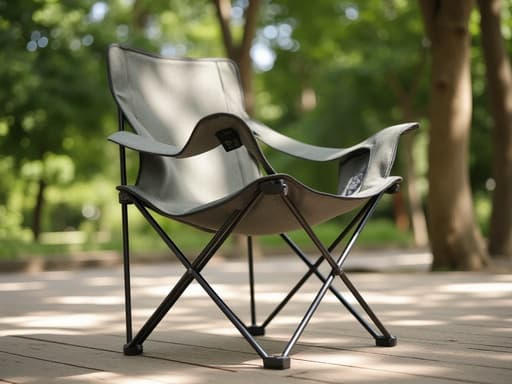 캠핑 의자, 야외 장비, 유기적 곡선