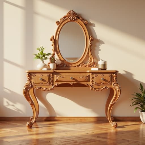 Dressing Table at Golden Sunset - 무료 다운로드 가능한 Furniture