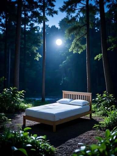 月明かりの森 - 무료 다운로드 가능한 自然