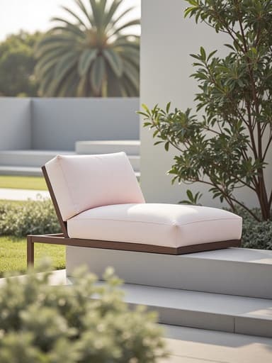 라운지 체어, 가구 현대적인 콘크리트 벤치 실외 미니멀리스트, 깨끗함, 세련됨, 공기 같음