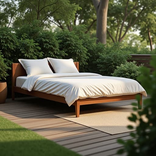 Wooden deck with greenery - 무료 다운로드 가능한 Natural setting