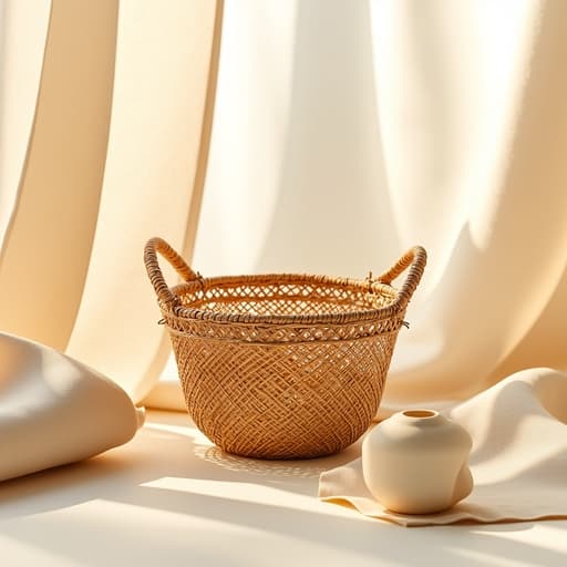부드러운 아이보리 패브릭 배경 - 무료 다운로드 가능한 패브릭