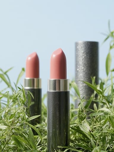 립 틴트, 화장품, 맑은 하늘, 푸른 잔디밭, 신선하고 생기있고 자연스러운