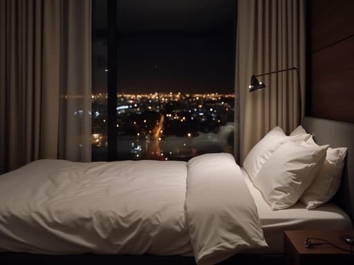 도시의 밤 조명 - 무료 다운로드 가능한 실내