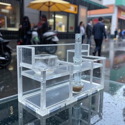 Wet City Street - 무료 다운로드 가능한 Urban Landscape