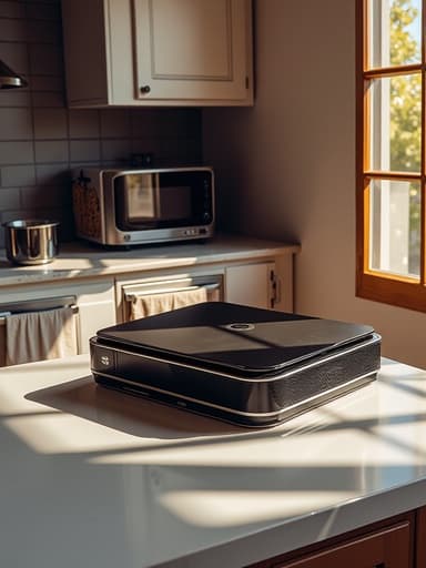 Sleek contemporary kitchen - 무료 다운로드 가능한 Indoor