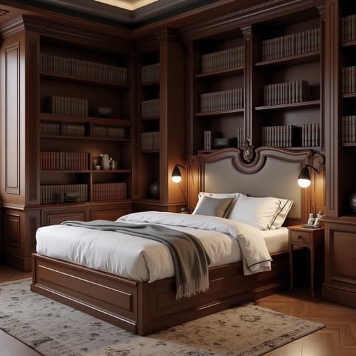 クラシックな図書館 - 무료 다운로드 가능한 屋内