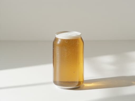 캔맥주, 미니멀 화이트 스튜디오, 깔끔하고 현대적이며 미니멀한
