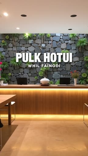 장식용 석재 벽 패널이 있는 아름답게 꾸며진 야외 정원. 자연석의 질감이 햇빛 아래에서 반짝이고, 푸르른 녹음과 다채로운 꽃들로 둘러싸여 있어 평화롭고 초대하는 환경을 만들어냅니다.