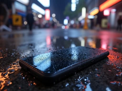 Wet city street - 무료 다운로드 가능한 Urban landscape