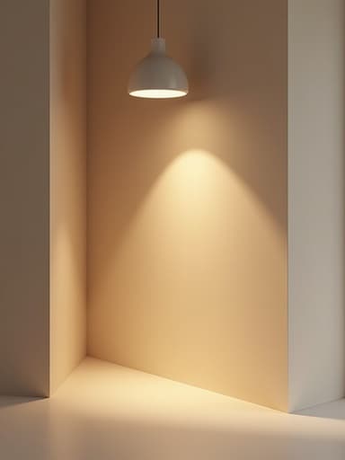 조명, 무드등, 미니멀리스트 공간, 차분한, 평화로운