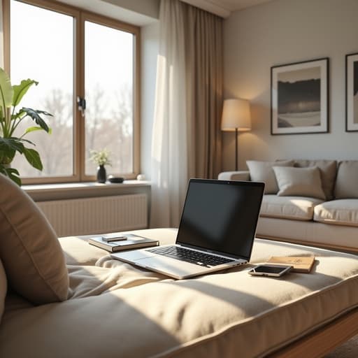 Scandinavian style living room - 무료 다운로드 가능한 Interior