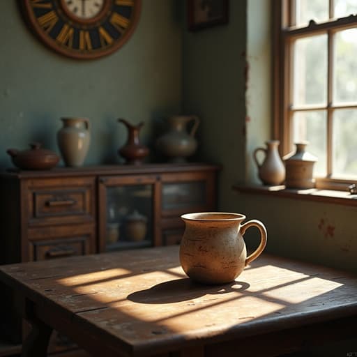 ヴィンテージ木製テーブル - 무료 다운로드 가능한 インテリア