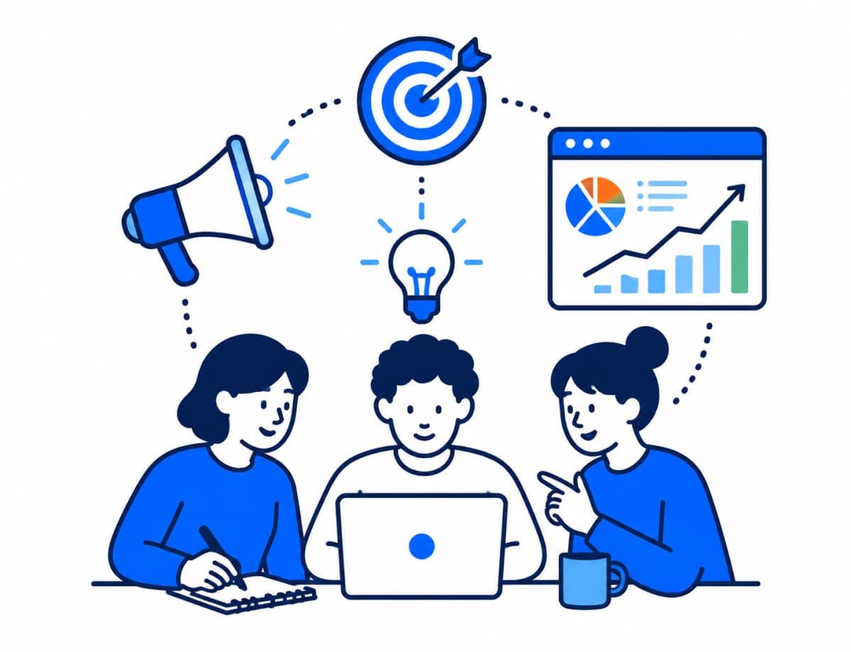 少人数マーケティングチーム AI product page
