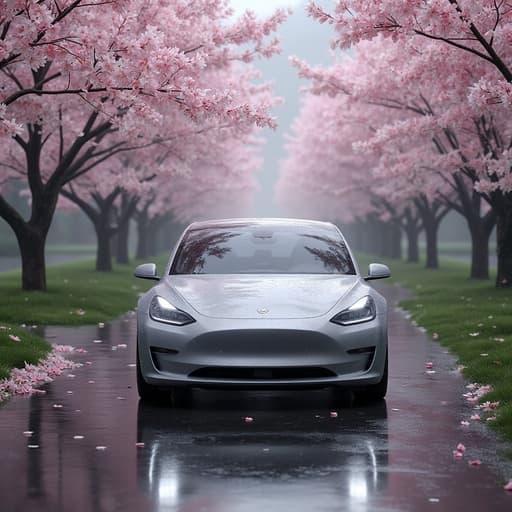 春の桜の道 - 무료 다운로드 가능한 自然風景