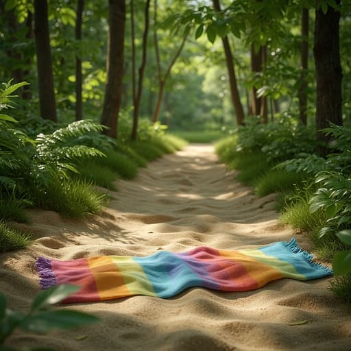 Sunlit Forest Path - 무료 다운로드 가능한 Nature Scenery