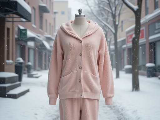雪の降る冬の通り - 무료 다운로드 가능한 都市風景